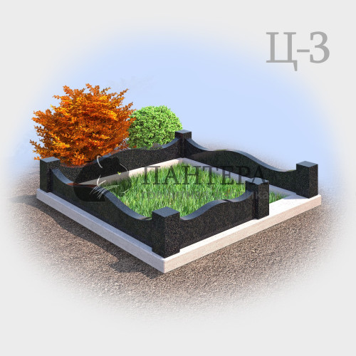 Гранитный цоколь Ц3-1