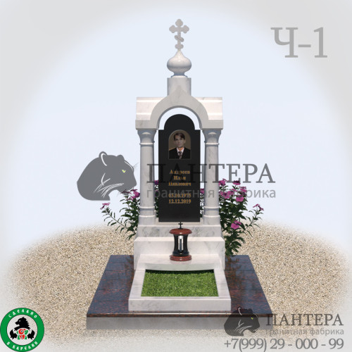 Белая церковь из мрамора-6