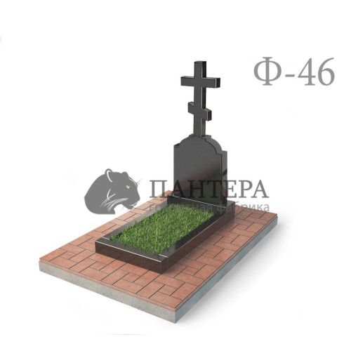 Памятник с Крестом и голгофой Ф46
