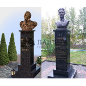 Бронзовый бюст на постаменте К9