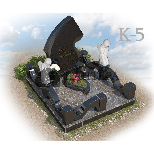 Мемориальный комплекс из двух видов гранита К5