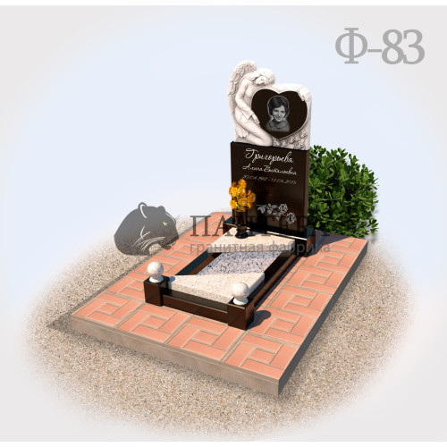 Памятник с Ангелом на могилу Ф83-5
