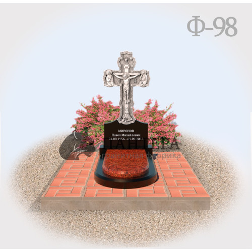 Памятник Крест на могилу Ф98-1
