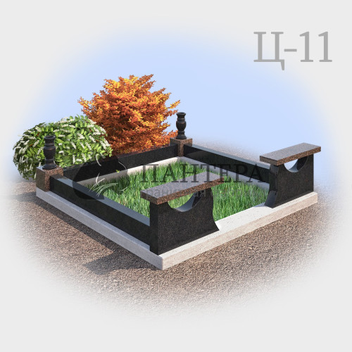 Гранитный цоколь Ц11-2