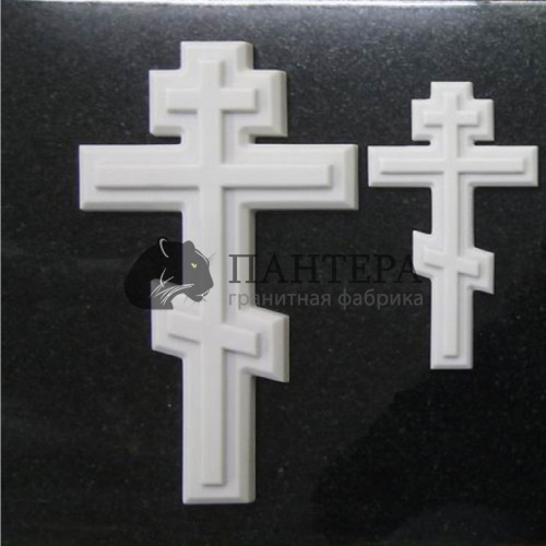 Мраморный крестик 16/25 см. M-3