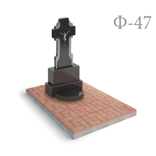 Памятник Крест с голгофой Ф47