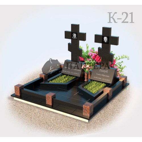 Комплекс из гранита с Крестом К21-3