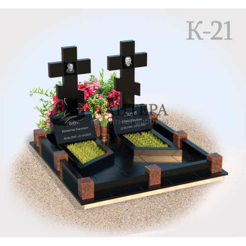 Комплекс из гранита с Крестом К21-1
